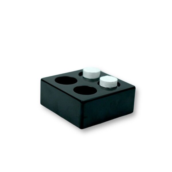 ถาดเรซิ่น ใส่ผ้าอัดเม็ด แบบ 2 ช่อง Resin tray towels