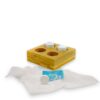 ถาดไม้ไผ่ 2 ช่อง Eva Wipe ผ้าอัดเม็ด